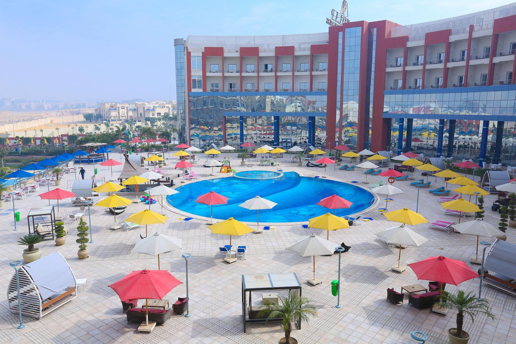 Hotel Tolip El Narges à Le Caire Extérieur photo The swimming pool at the hotel